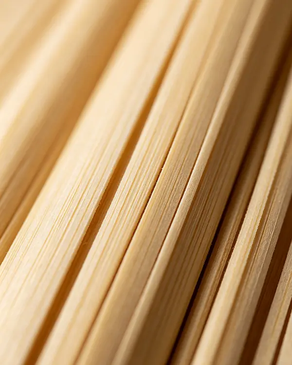 Detail of sustainable wood fiber texture, representing InnoSelect’s commitment to long-term global business partnerships and ethical trade legacy.
