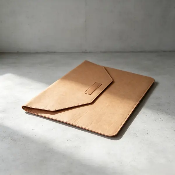 Eco friendly washable kraft paper laptop sleeve envelope folder for corporate gifts